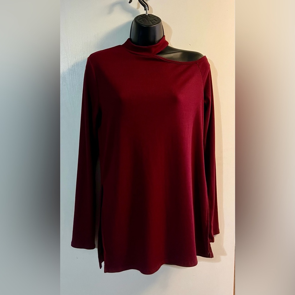 Twenty Ten berry colored light weight sweater.